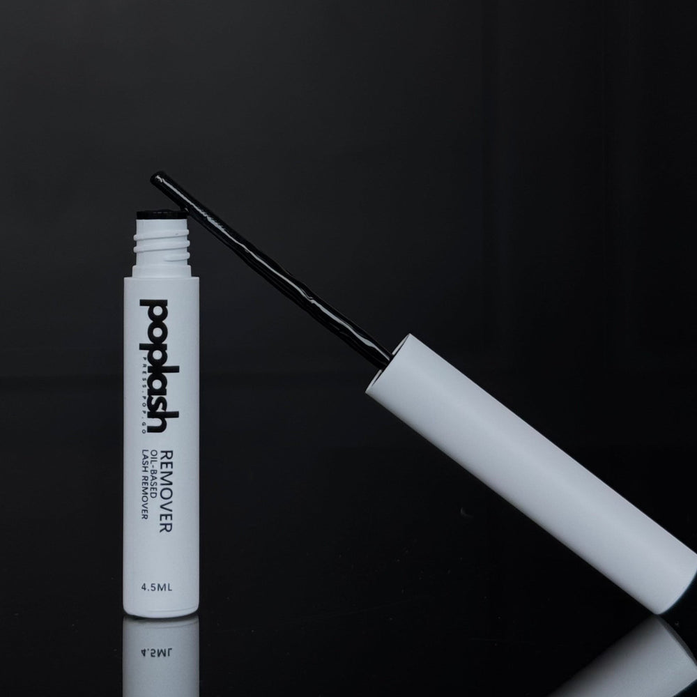 Poplash DIY Lash ExtensionRemover on black background